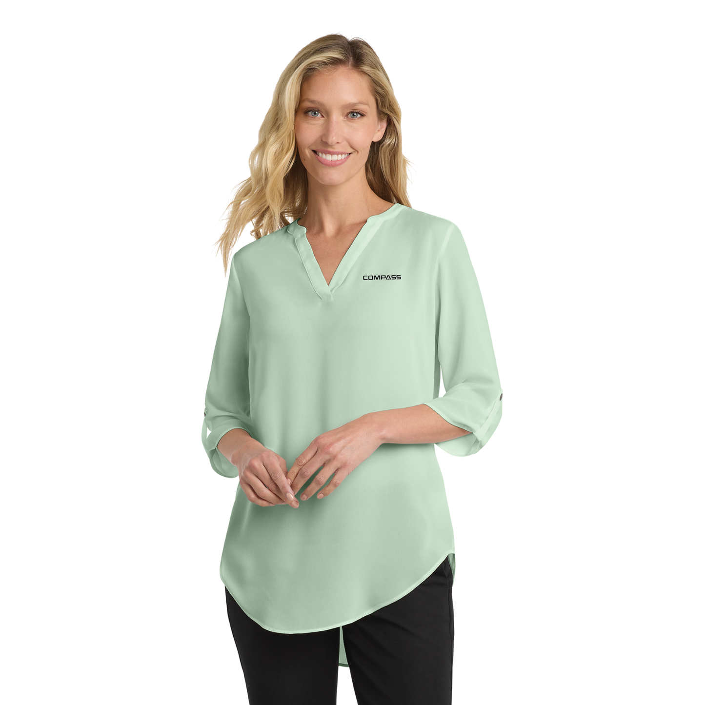 Port Authority® Ladies 3/4-Sleeve Tunic Blouse - LW701