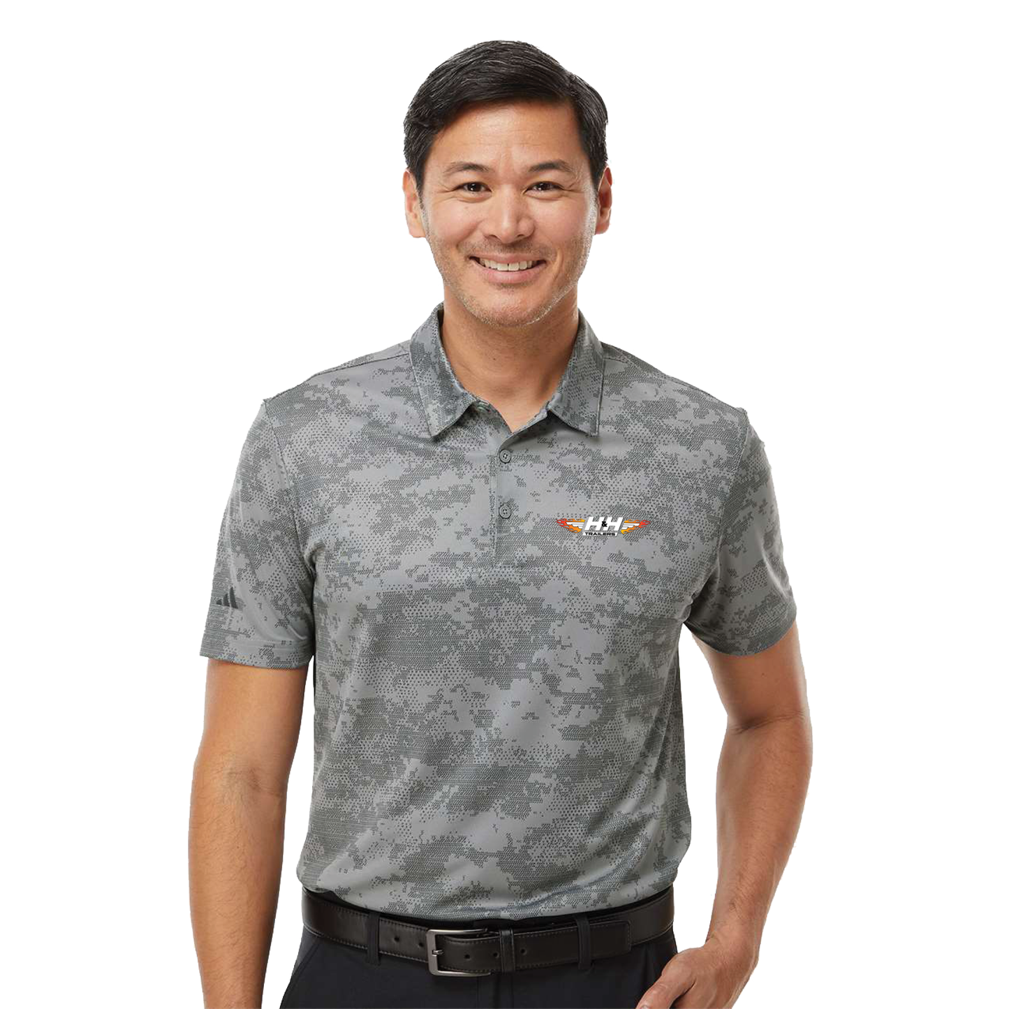 Adidas Men's All Over Camo Print Polo
