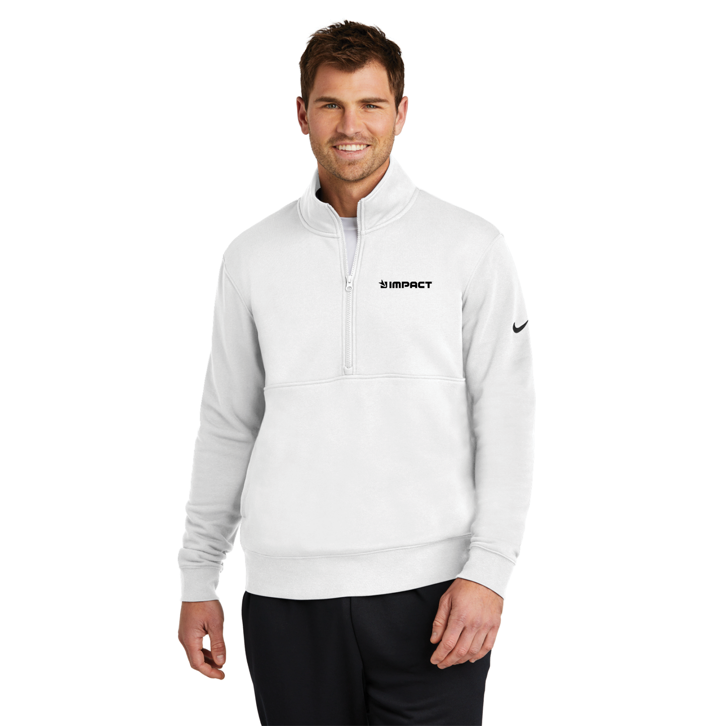 Nike Club Fleece Sleeve Swoosh 1/2-Zip - NKDX6718