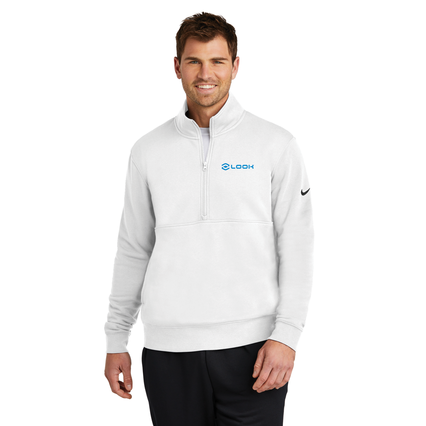 Nike Club Fleece Sleeve Swoosh 1/2-Zip - NKDX6718
