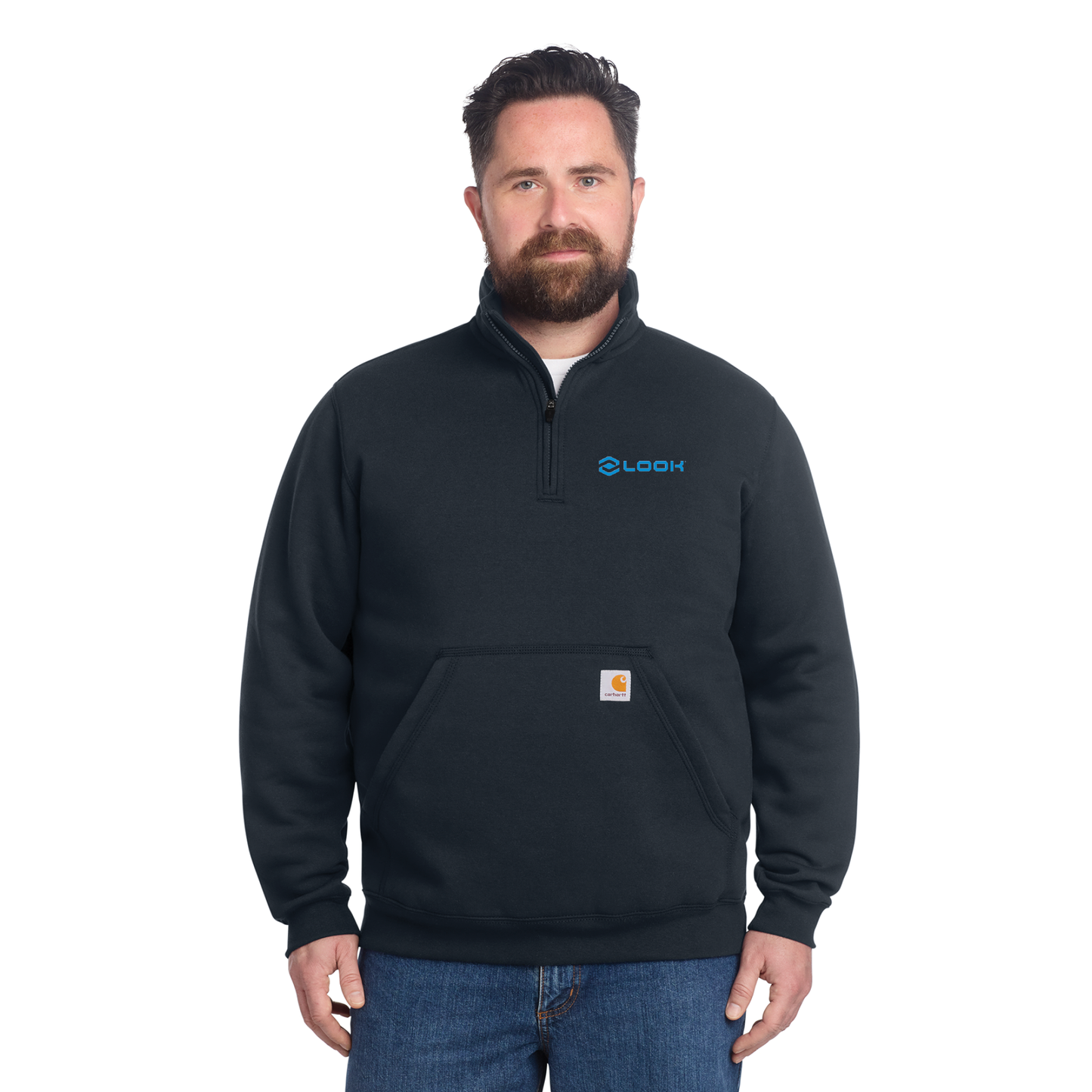 Carhartt® Midweight 1/4-Zip Mock Neck Sweatshirt - CT105294