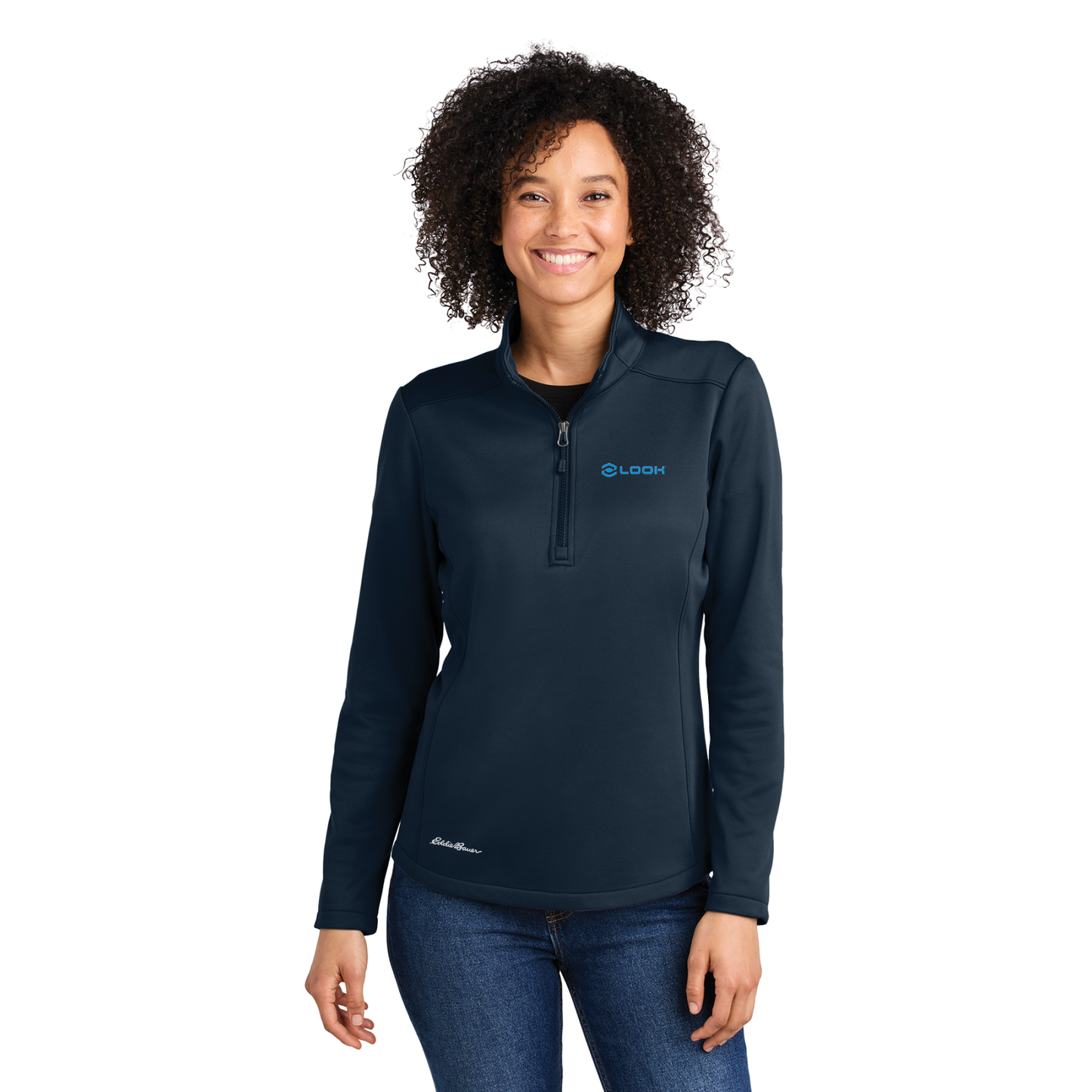 Eddie Bauer® Women’s Smooth Mid Layer Fleece 1/2-Zip - EB2370