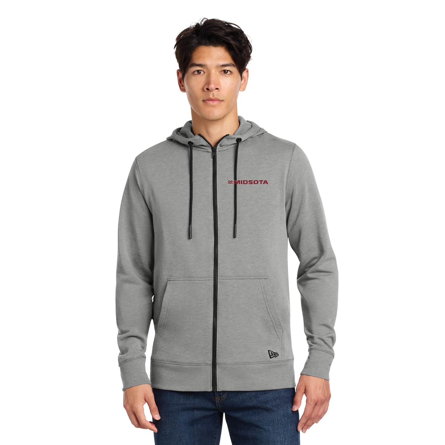 New Era® Tri-Blend Fleece Full-Zip Hoodie - NEA511