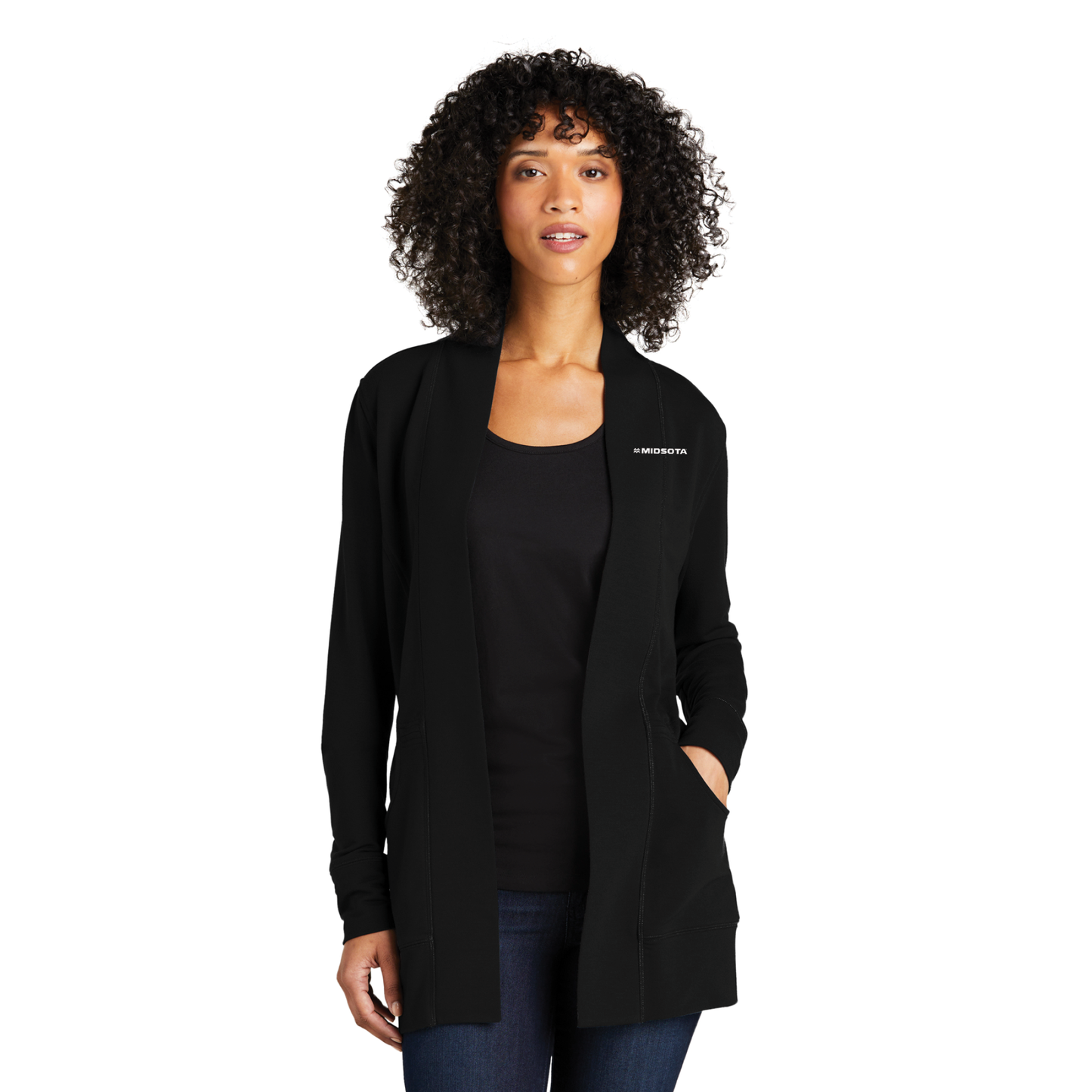 Port Authority® Ladies Microterry Cardigan - LK825