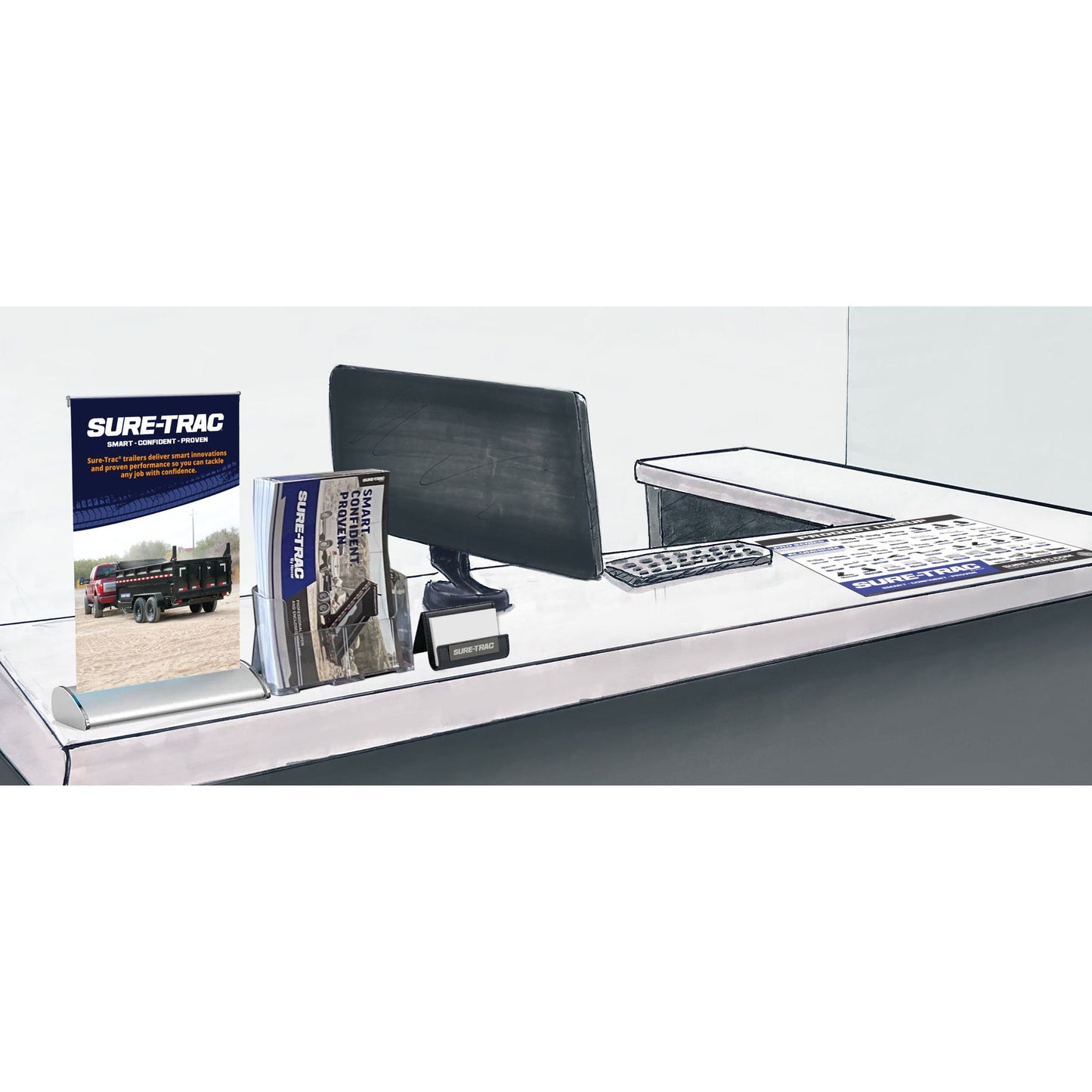 Mini Retractable Banner - 9" x 13"