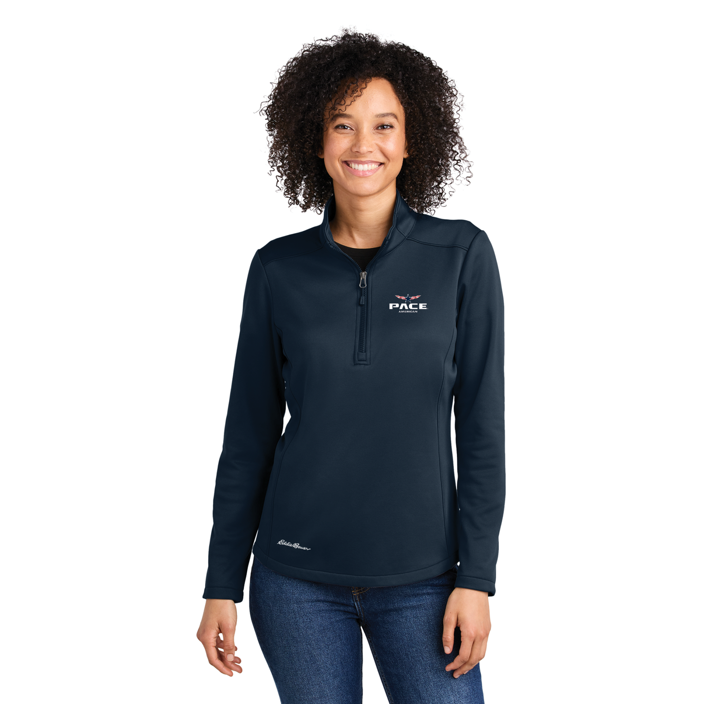 Eddie Bauer® Women's Smooth Mid Layer Fleece 1/2-Zip - EB2370