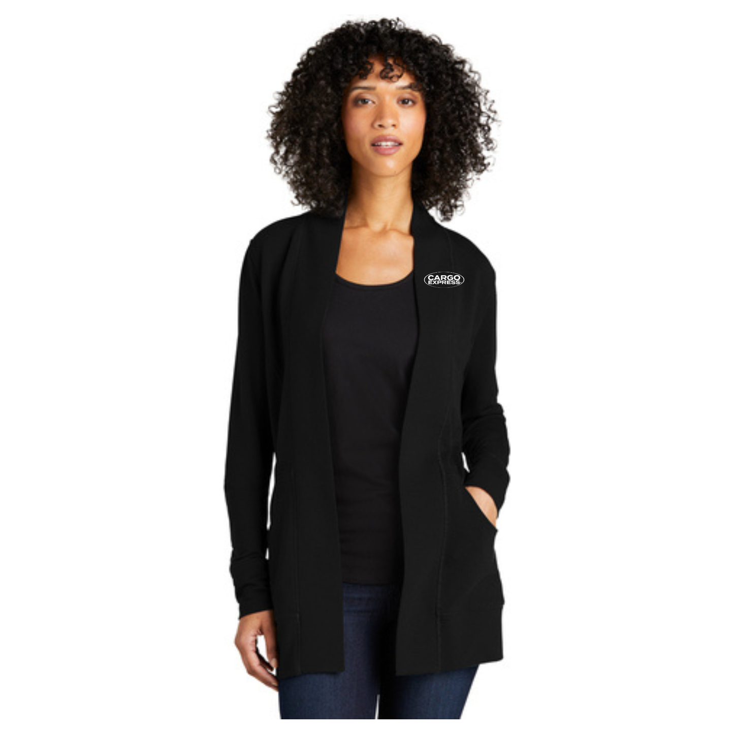 Port Authority® Ladies Microterry Cardigan - LK825