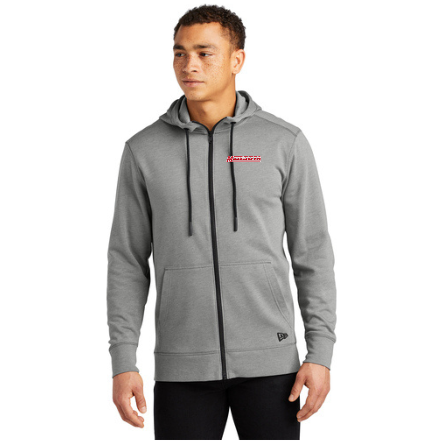 New Era® Tri-Blend Fleece Full-Zip Hoodie - NEA511