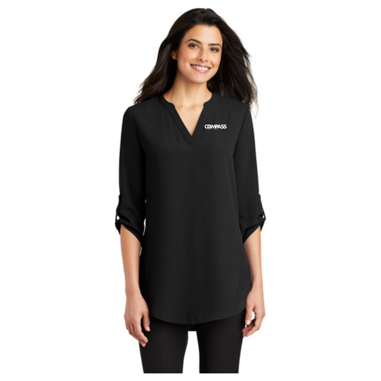 Port Authority ® Ladies 3/4-Sleeve Tunic Blouse - LW701