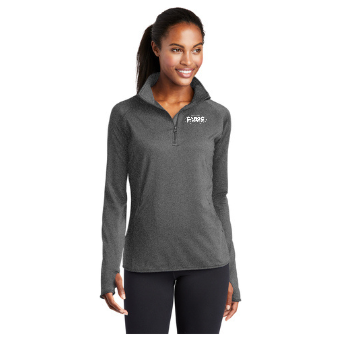Sport-Tek® Ladies Sport-Wick® Stretch 1/4-Zip Pullover - LST850