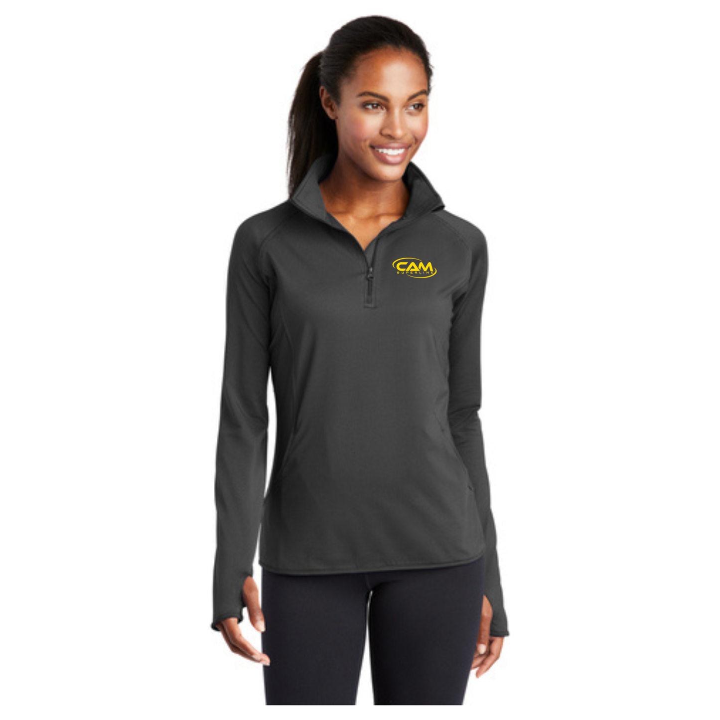 Sport-Tek® Ladies Sport-Wick® Stretch 1/4-Zip Pullover - LST850
