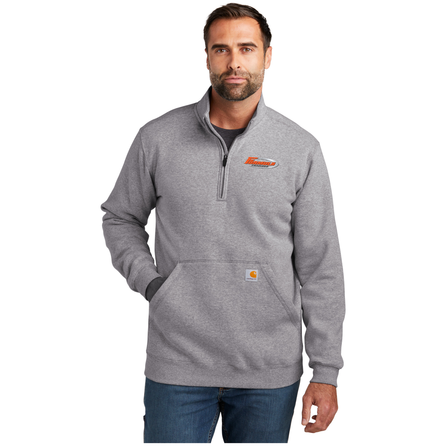 Carhartt® Midweight 1/4-Zip Mock Neck Sweatshirt - CT105294