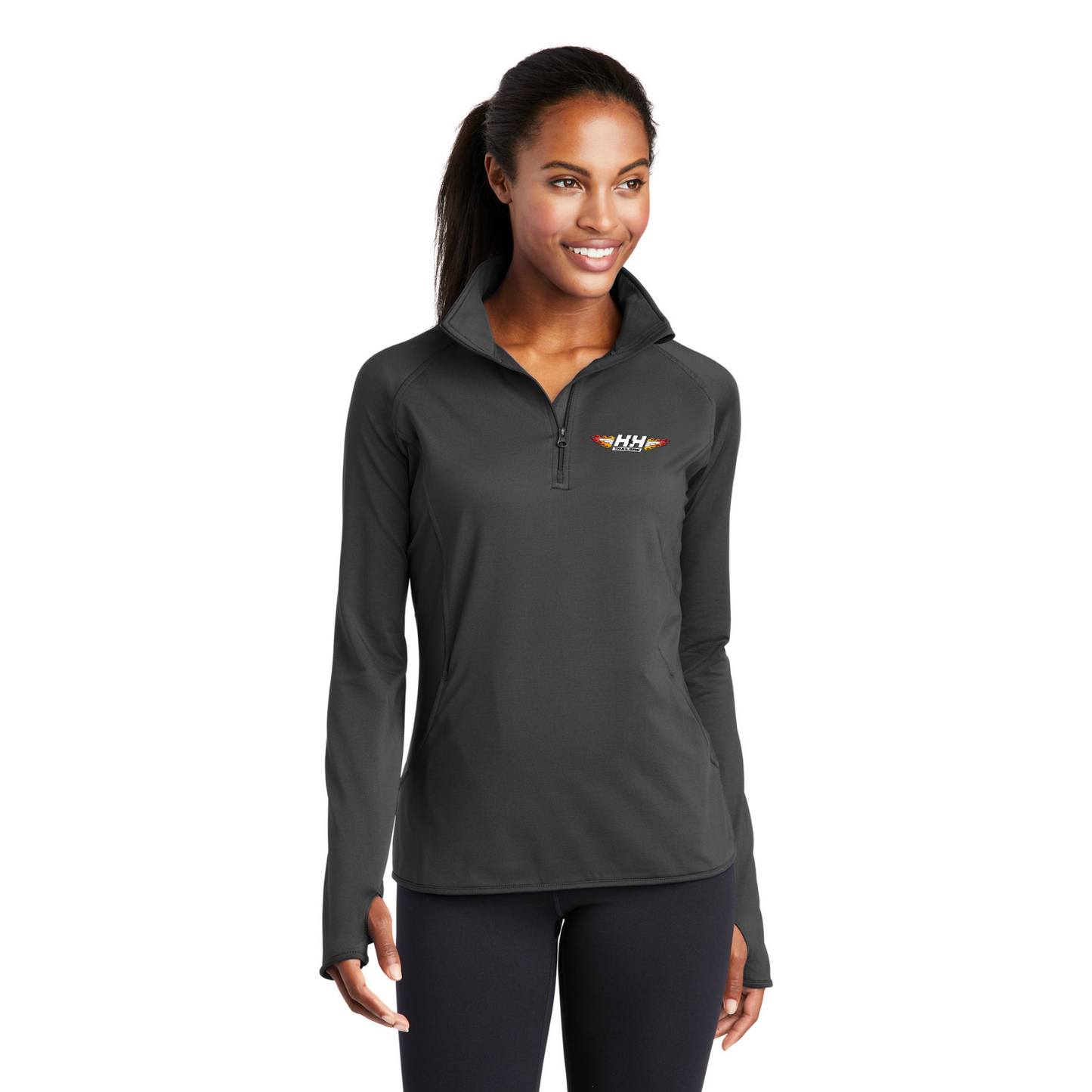 Sport-Tek® Ladies Sport-Wick® Stretch 1/4-Zip Pullover - LST850