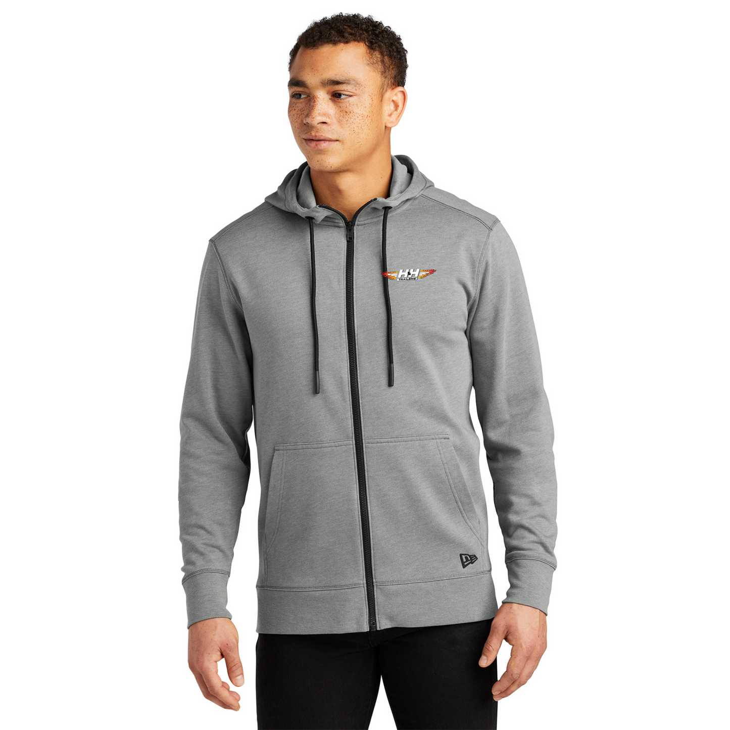 New Era® Tri-Blend Fleece Full-Zip Hoodie - NEA511