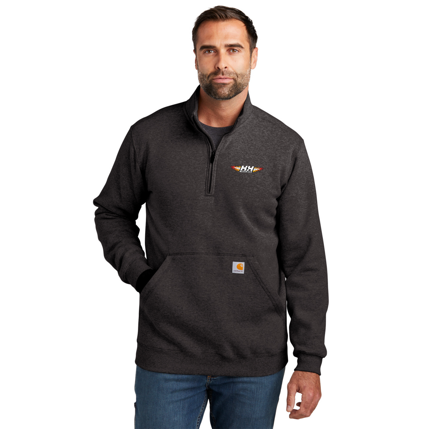 Carhartt® Midweight 1/4-Zip Mock Neck Sweatshirt - CT105294