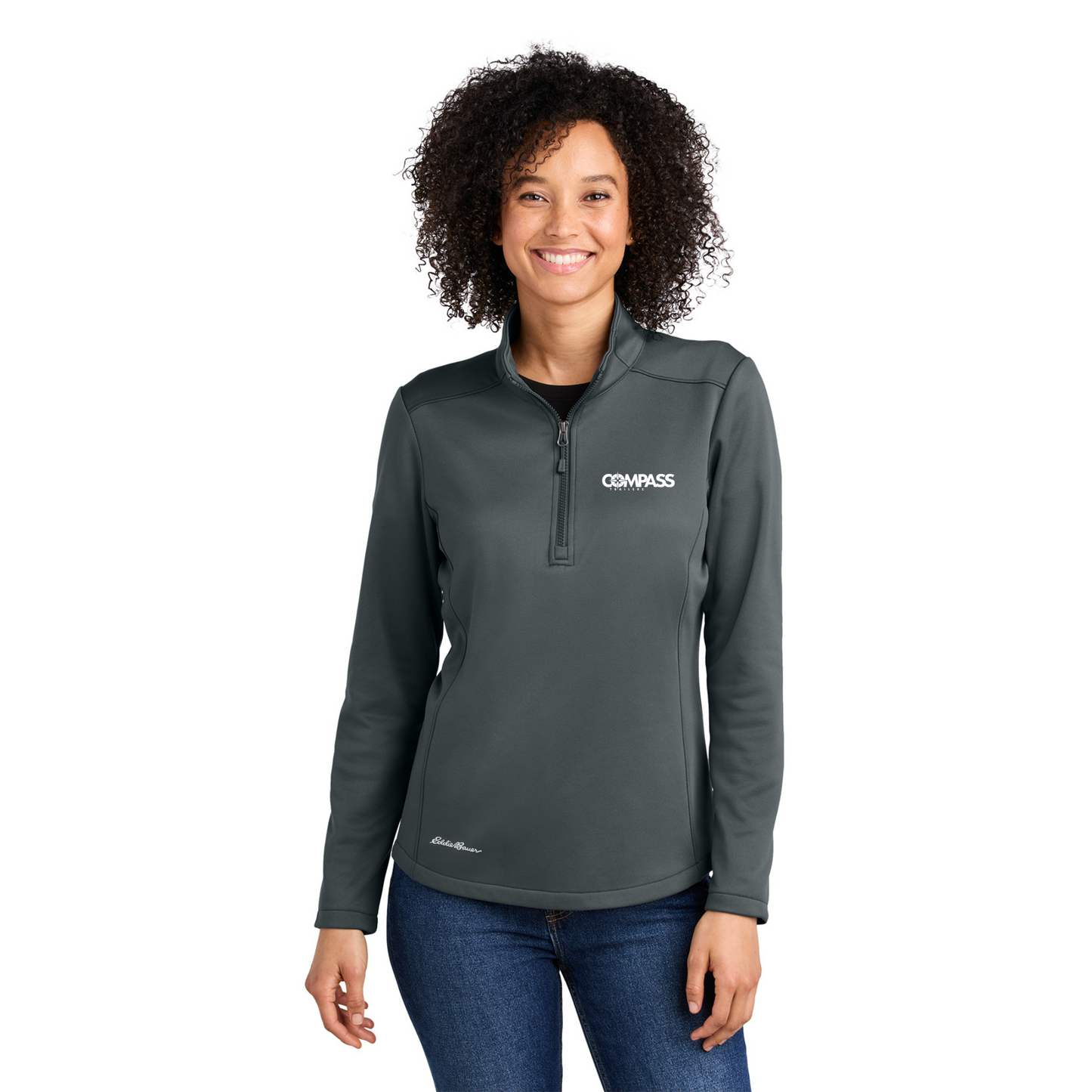 Eddie Bauer® Women’s Smooth Mid Layer Fleece 1/2-Zip - EB2370