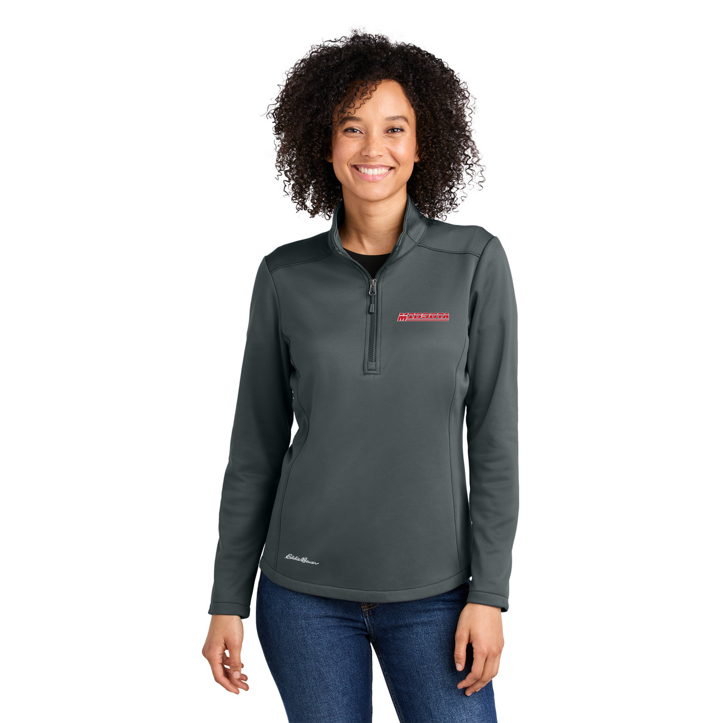 Eddie Bauer® Women’s Smooth Mid Layer Fleece 1/2-Zip - EB2370