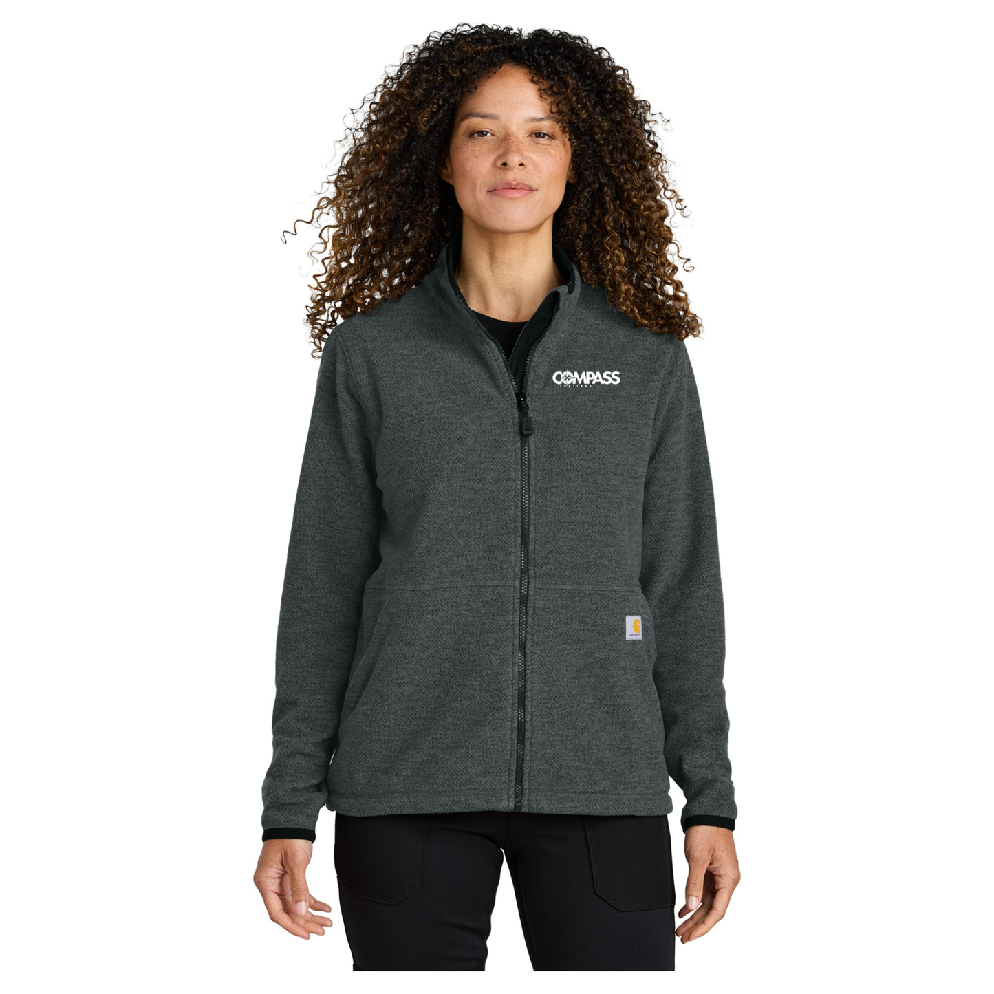 Carhartt® Women’s Textured Full-Zip Fleece Jacket - CT106419