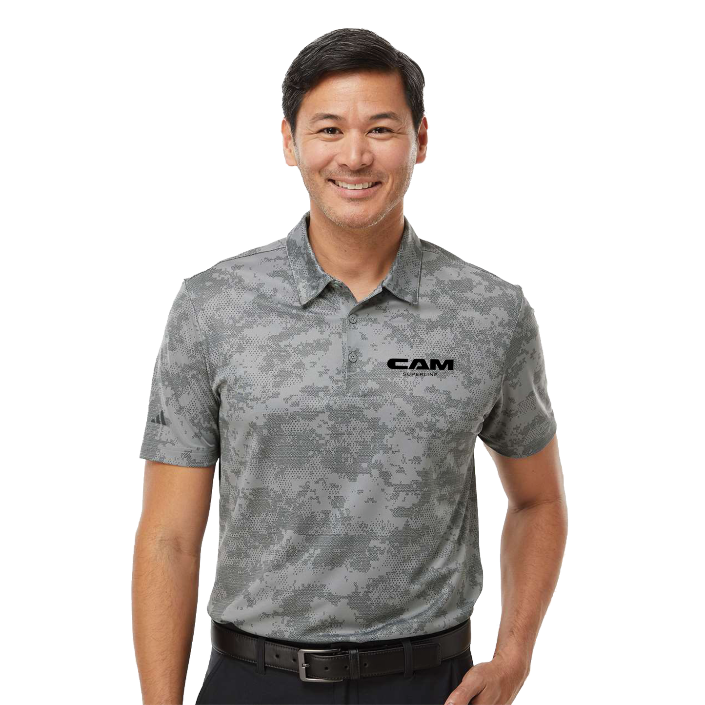 Adidas Men's All Over Camo Print Polo