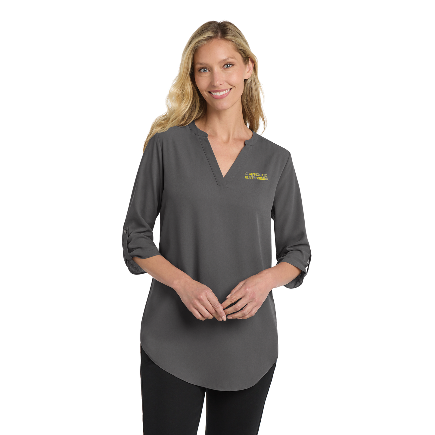 Port Authority® Ladies 3/4-Sleeve Tunic Blouse