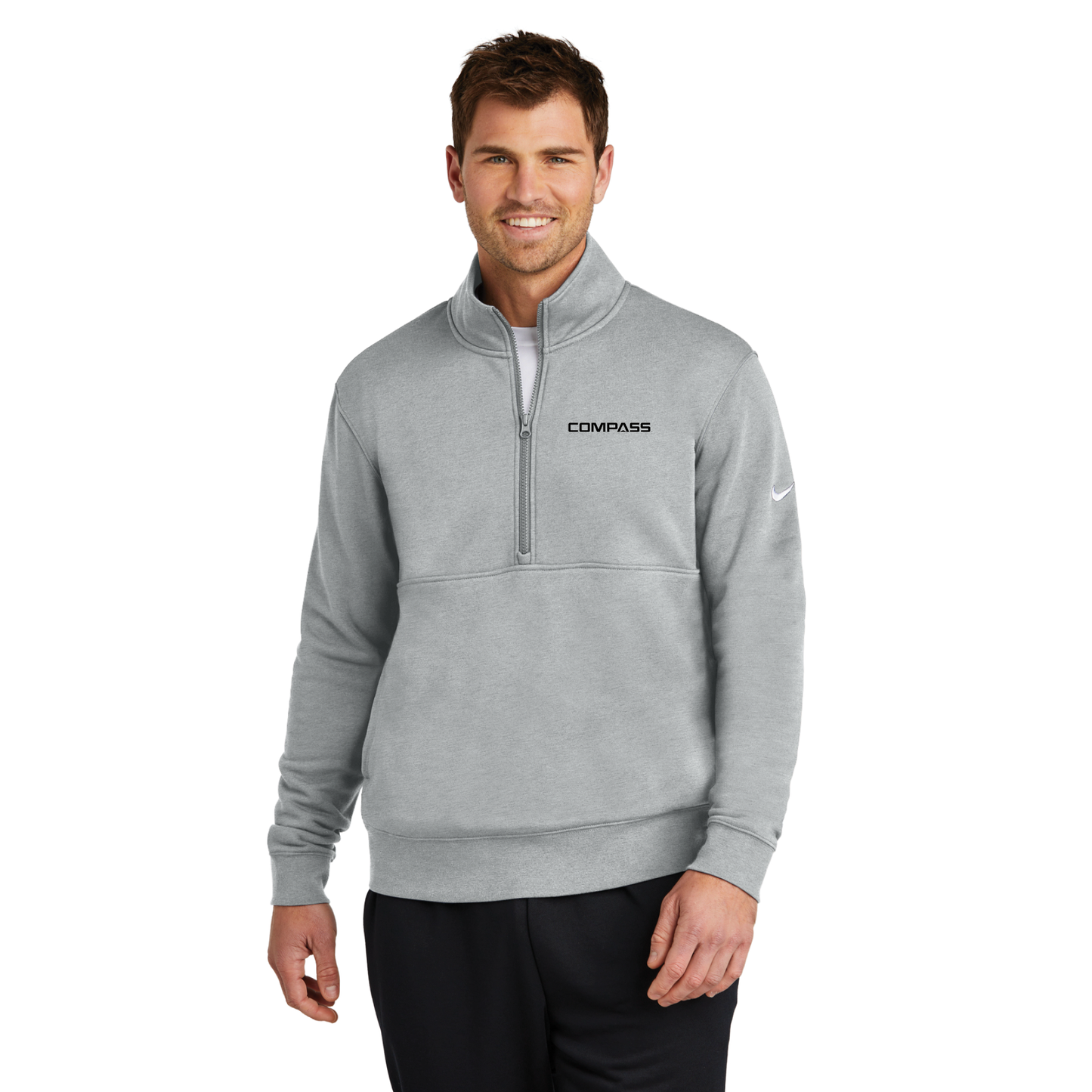 Nike Club Fleece Sleeve Swoosh 1/2-Zip - NKDX6718