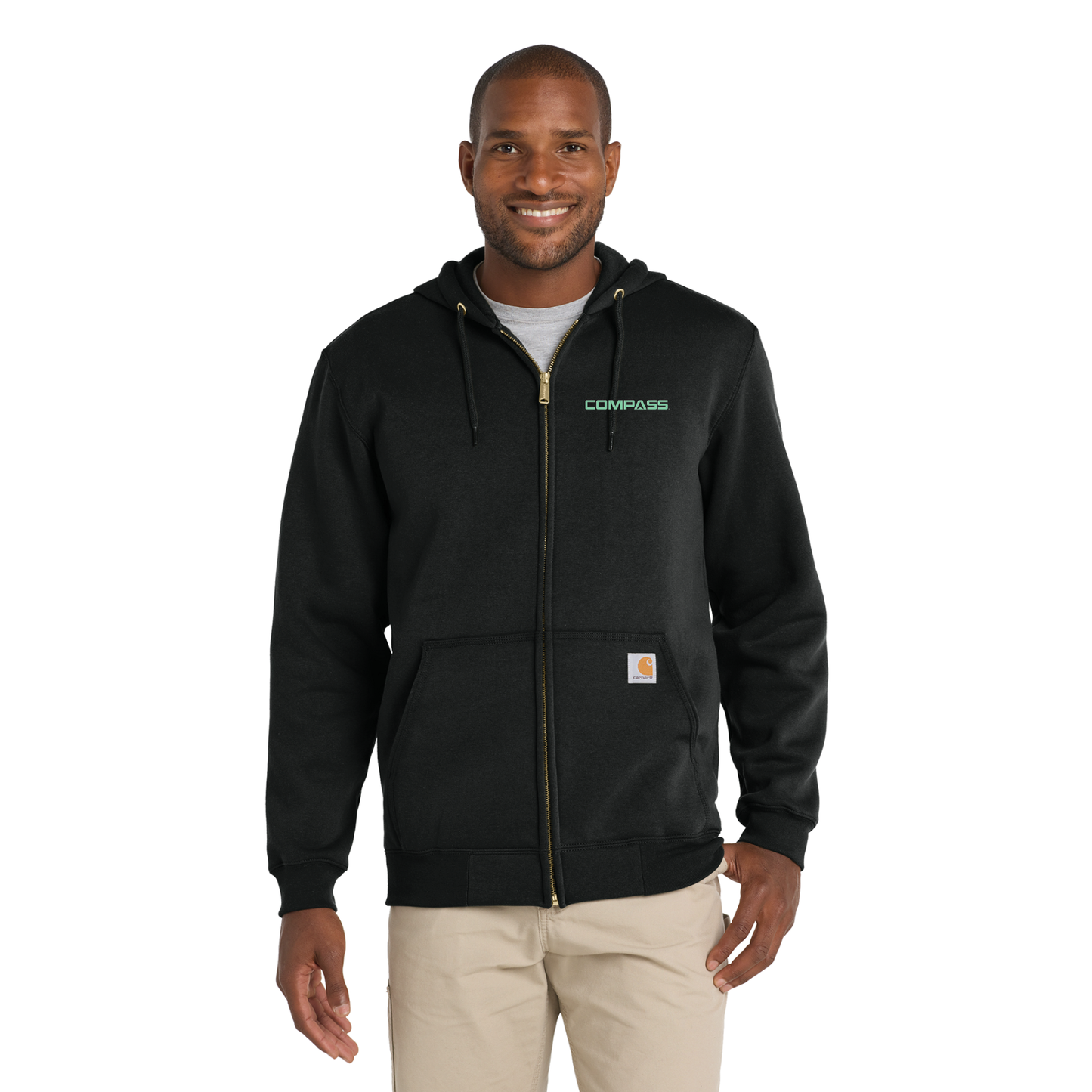 Carhartt® Midweight Hooded Zip-Front Sweatshirt - CTK122