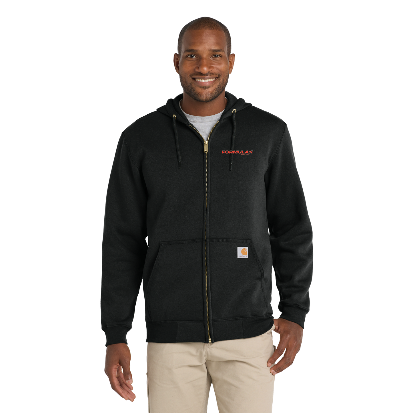 Carhartt® Midweight Hooded Zip-Front Sweatshirt - CTK122