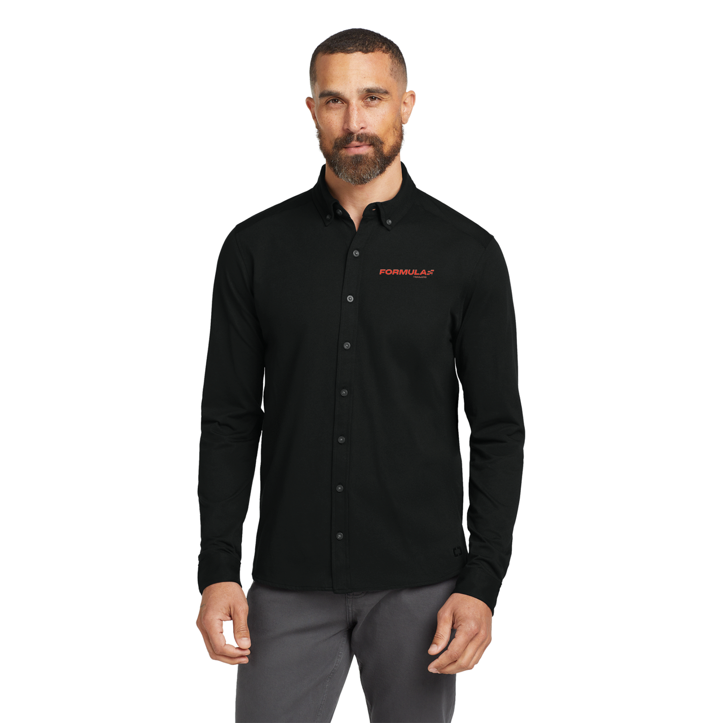 OGIO® Code Stretch Long Sleeve Button-Up - OG145
