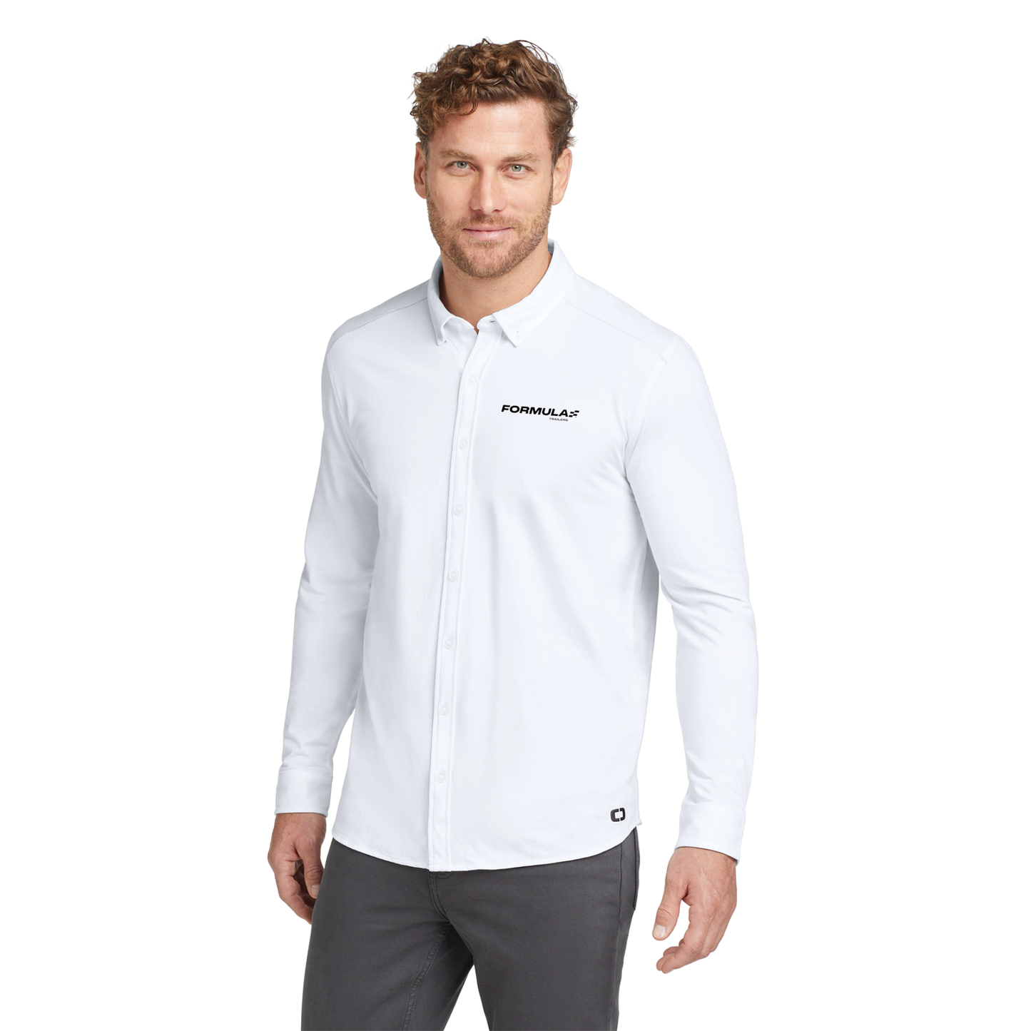OGIO® Code Stretch Long Sleeve Button-Up - OG145