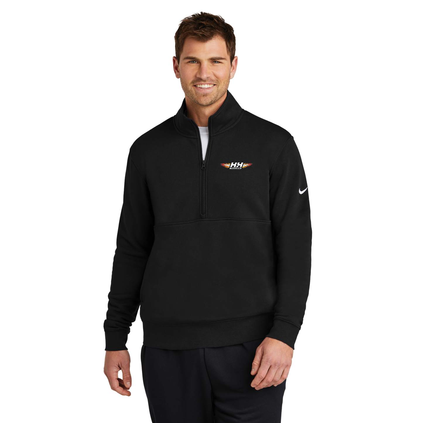Nike Club Fleece Sleeve Swoosh 1/2-Zip - NKDX6718