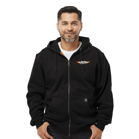 Dri Duck Men's Crossfire Fleece Hooded Jacket with Thermal Lining - 7033