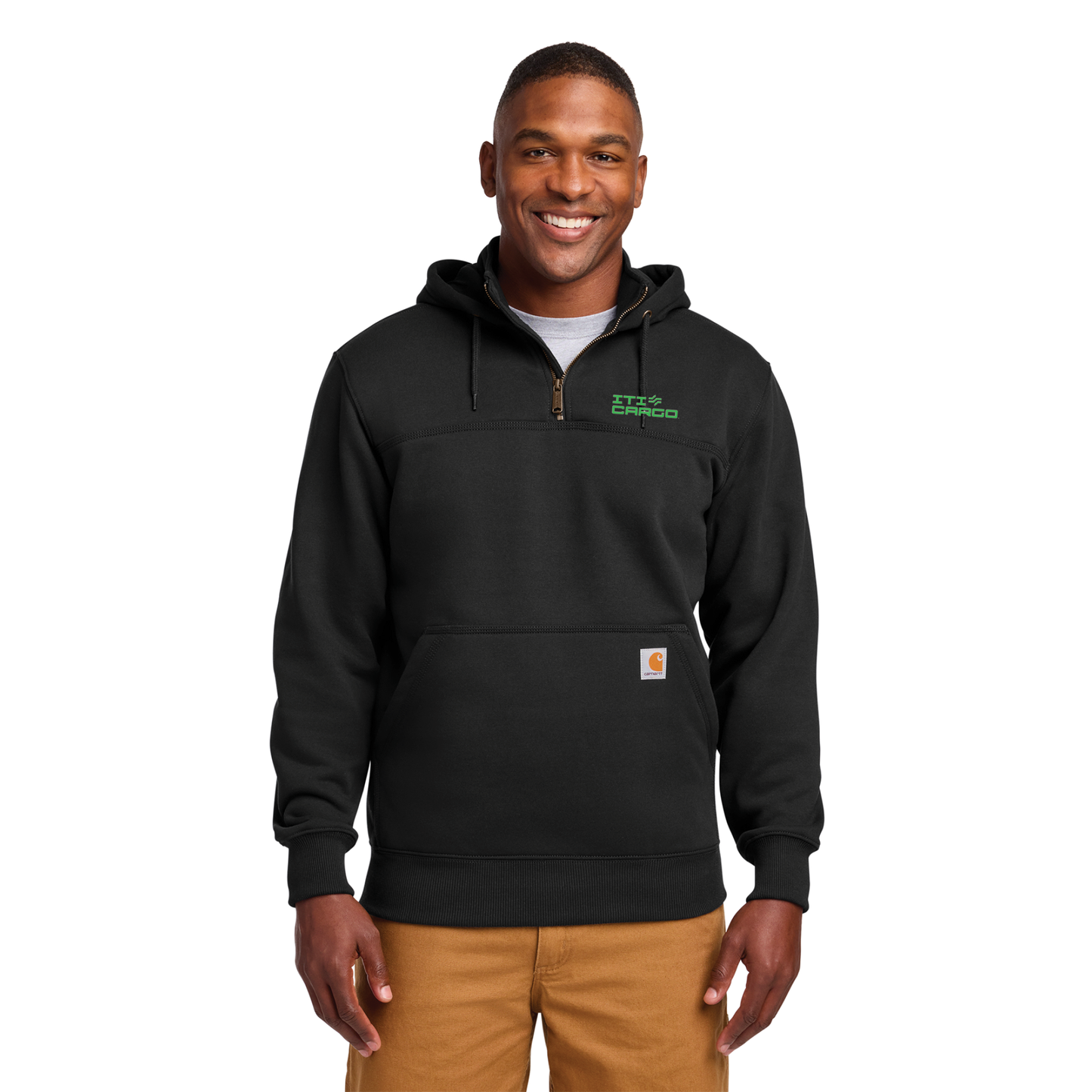 Carhartt® Rain Defender® Paxton Heavyweight Hooded Zip Mock Sweatshirt - CT100617
