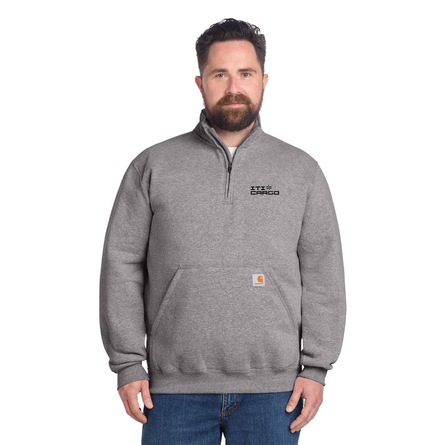 Carhartt® Midweight 1/4-Zip Mock Neck Sweatshirt - CT105294