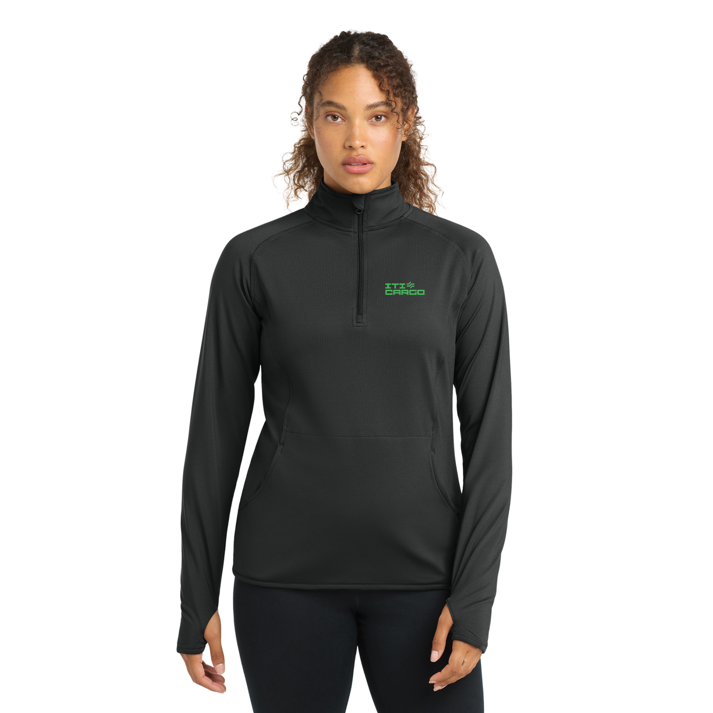 Sport-Tek® Ladies Sport-Wick® Stretch 1/4-Zip Pullover - LST850