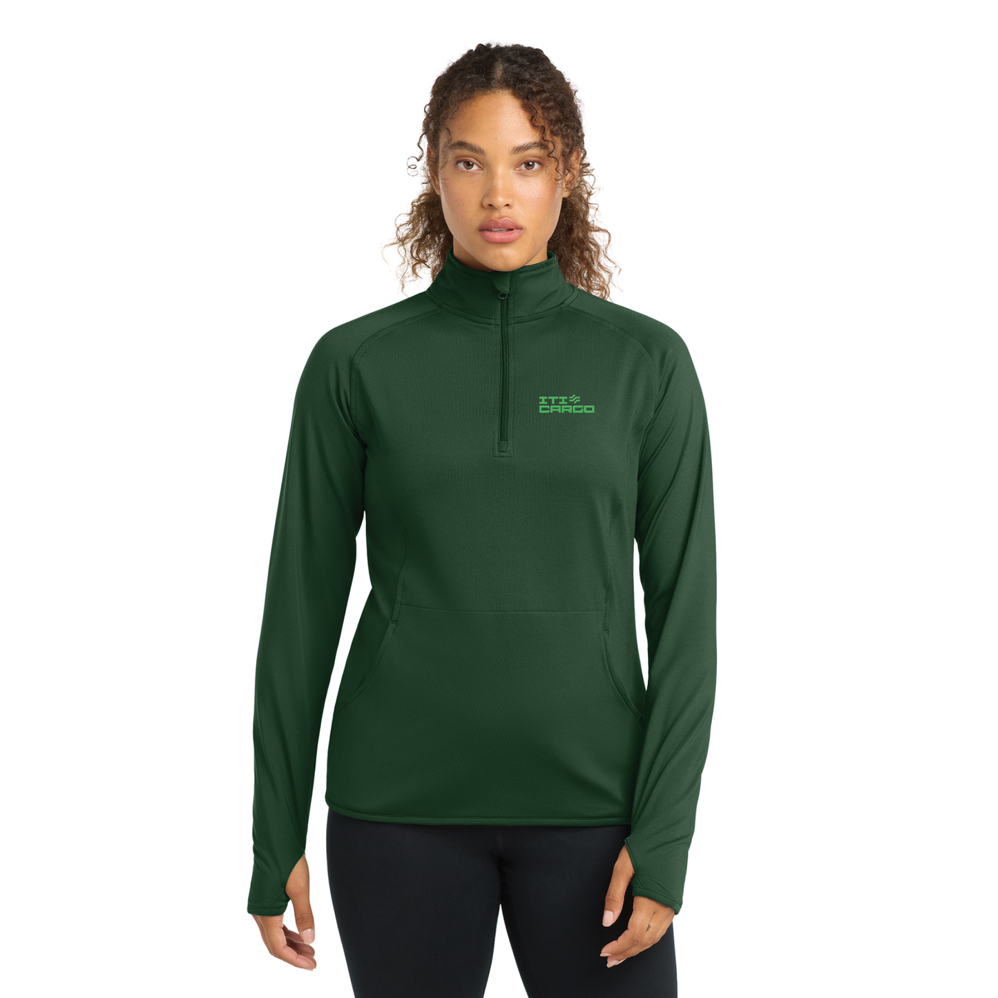 Sport-Tek® Ladies Sport-Wick® Stretch 1/4-Zip Pullover - LST850