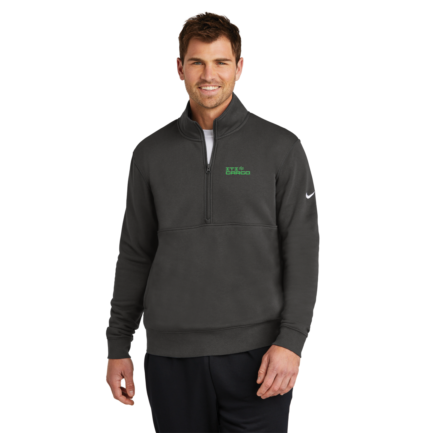 Nike Club Fleece Sleeve Swoosh 1/2-Zip - NKDX6718