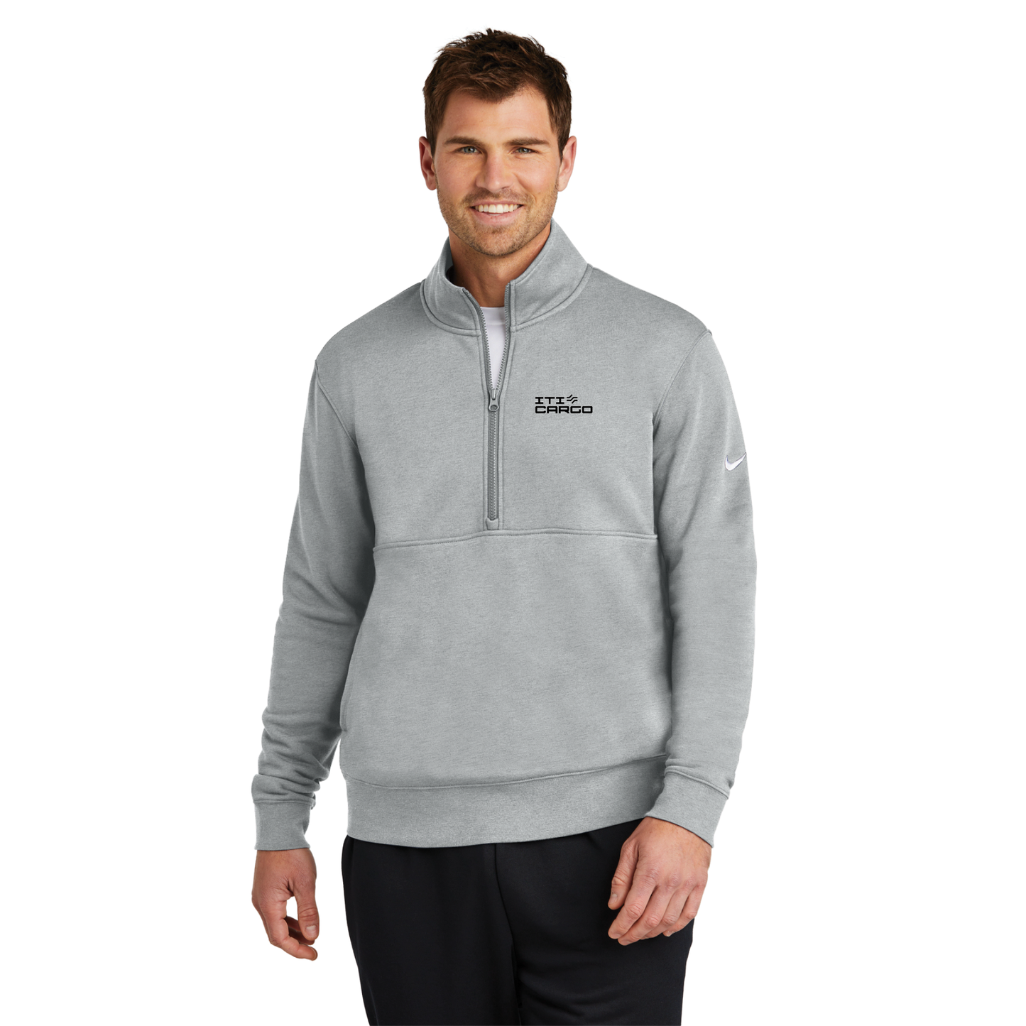 Nike Club Fleece Sleeve Swoosh 1/2-Zip - NKDX6718
