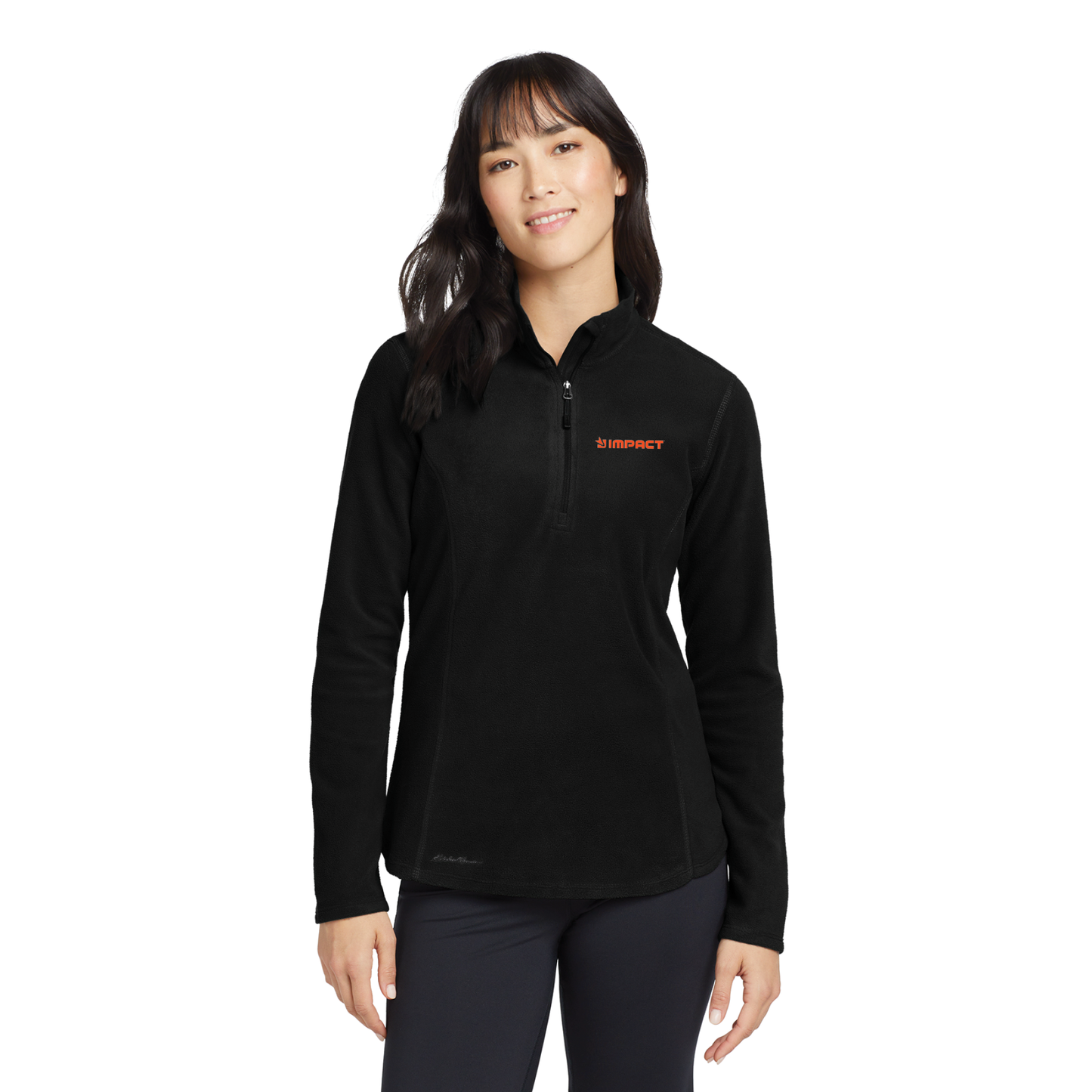 Eddie Bauer® Women's 1/2-Zip Microfleece Jacket - EB227