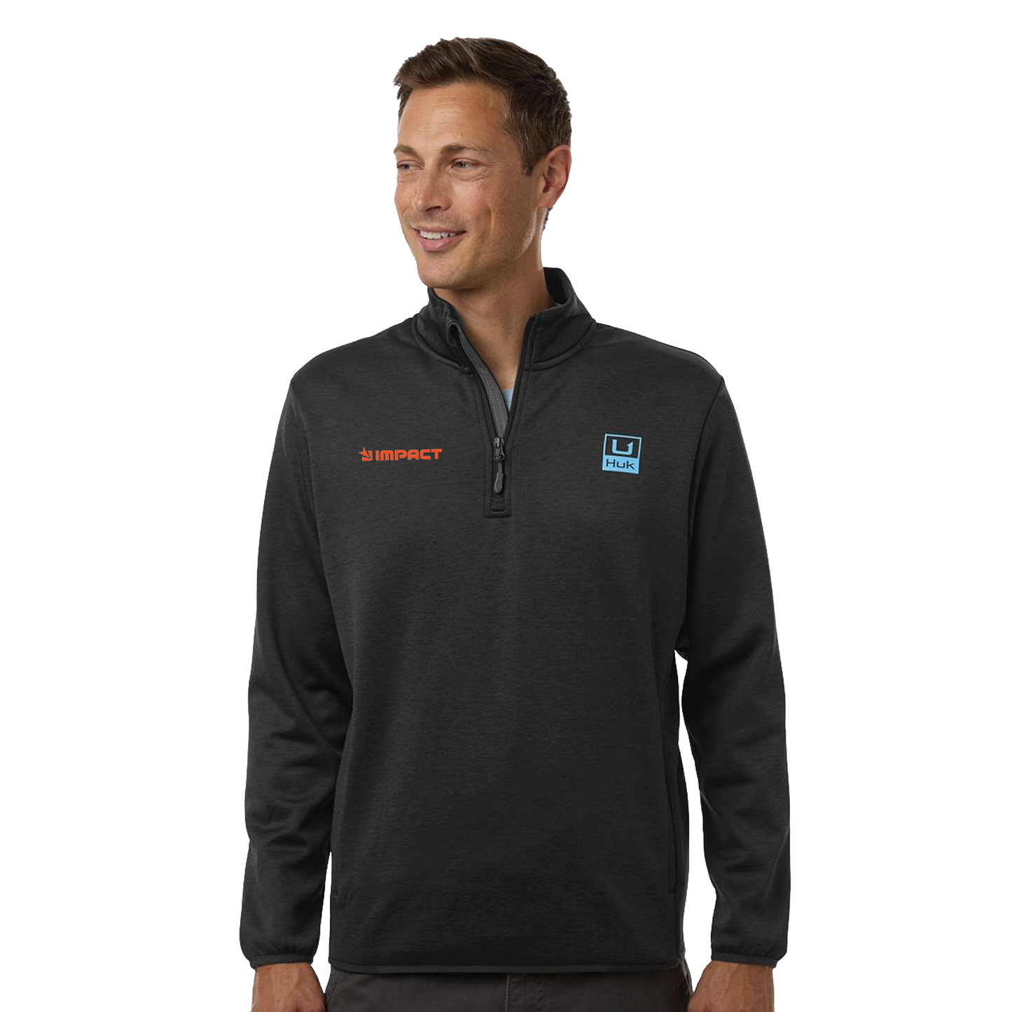 HUK Men's Coldfront+ Quarter-Zip Pullover - H130098