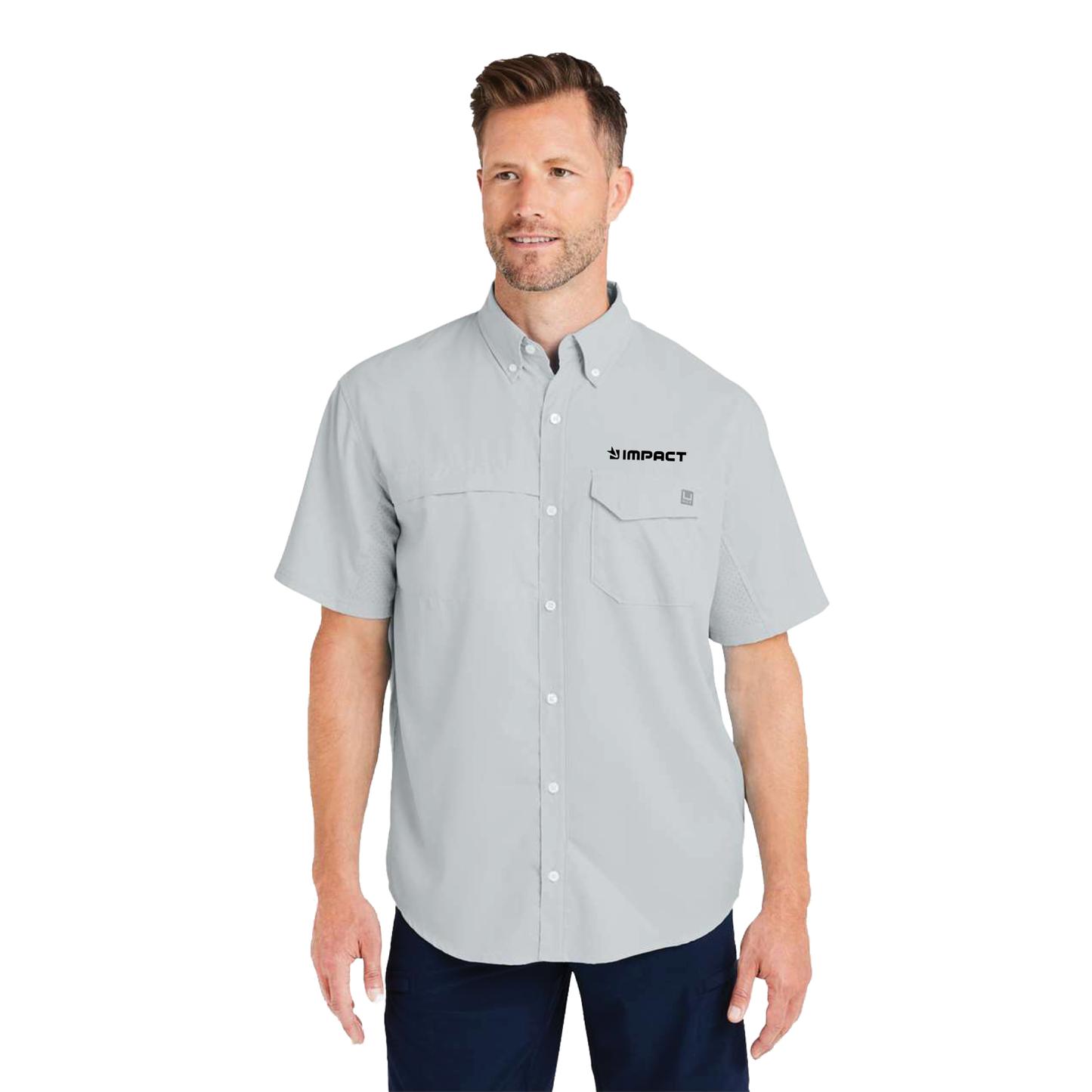 HUK Men's Tide Point Short Sleeve Shirt - H150171