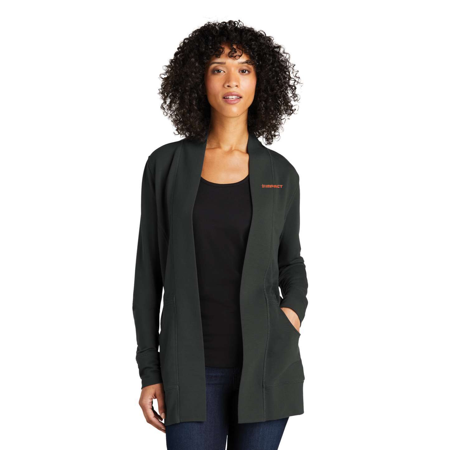 Port Authority® Ladies Microterry Cardigan - LK825