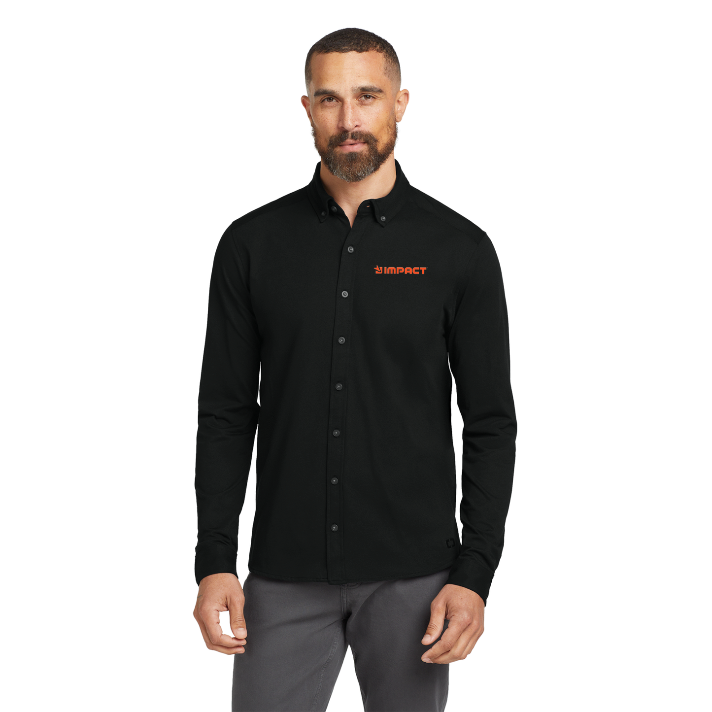 OGIO® Code Stretch Long Sleeve Button-Up - OG145