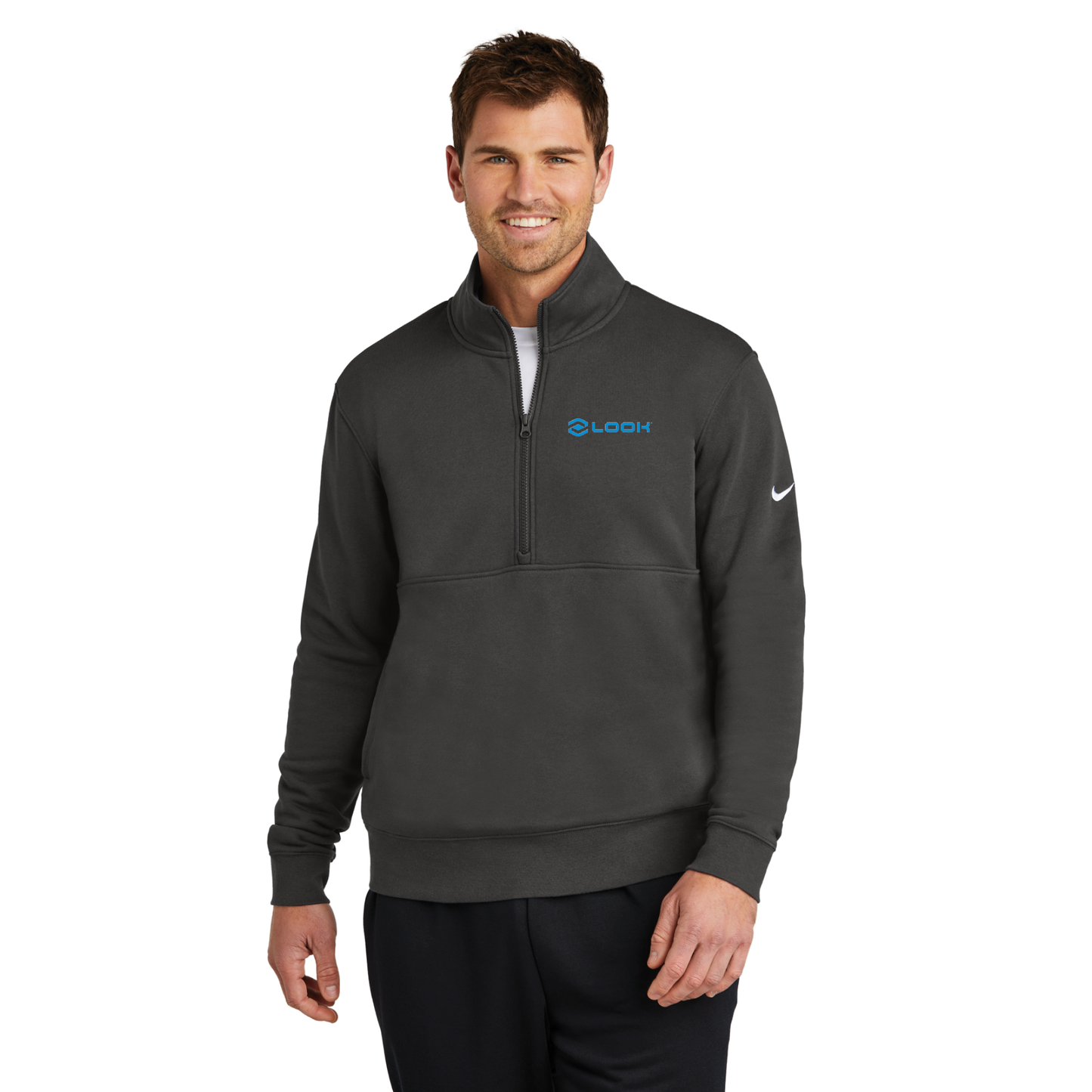 Nike Club Fleece Sleeve Swoosh 1/2-Zip - NKDX6718