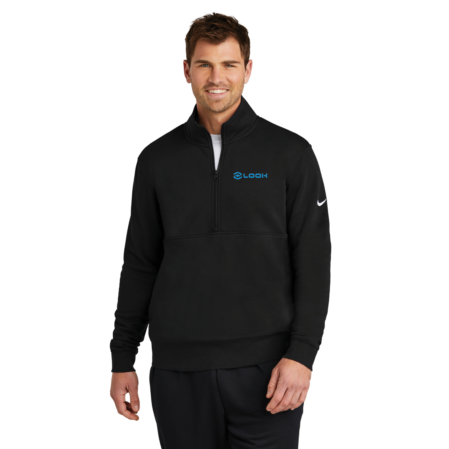 Nike Club Fleece Sleeve Swoosh 1/2-Zip - NKDX6718
