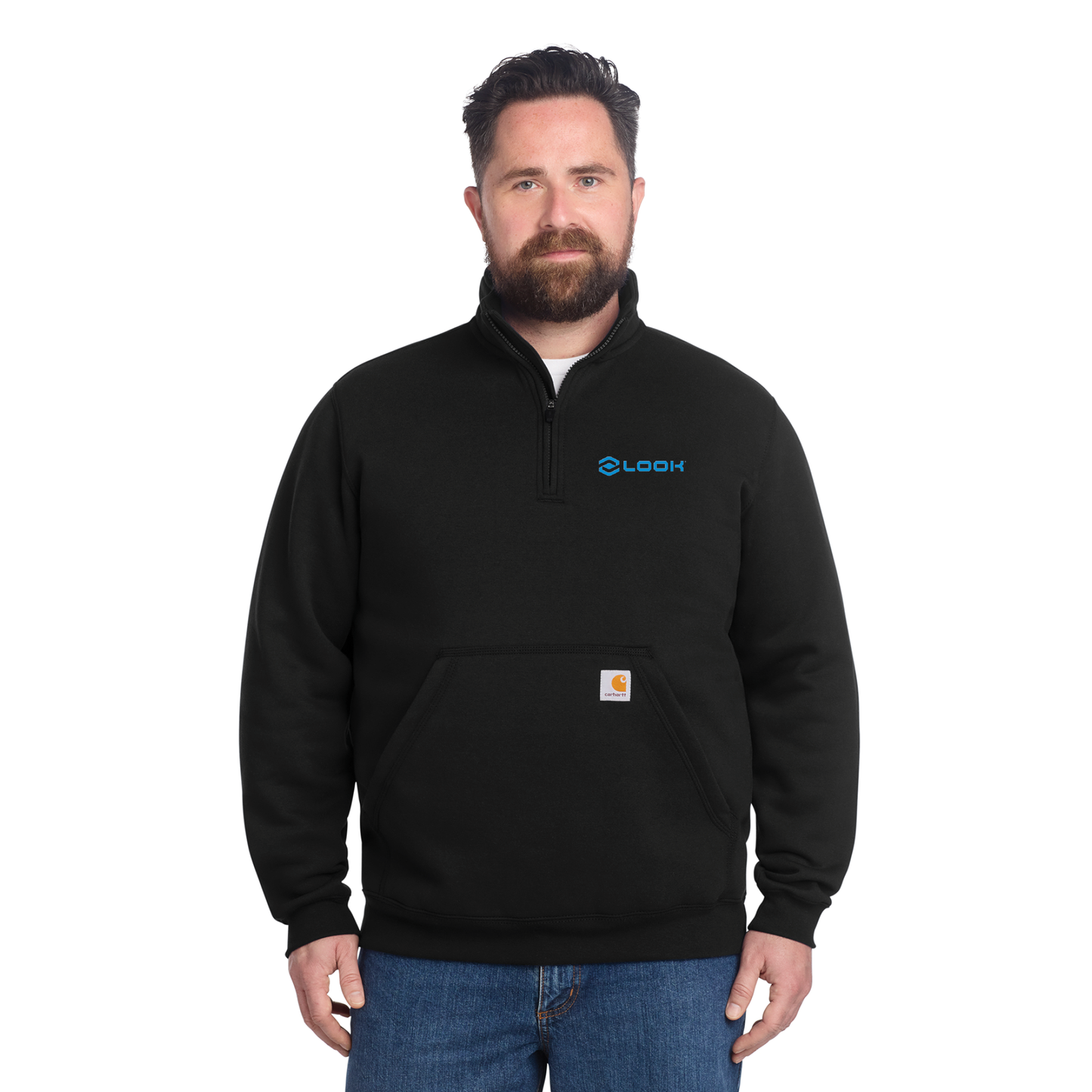 Carhartt® Midweight 1/4-Zip Mock Neck Sweatshirt - CT105294