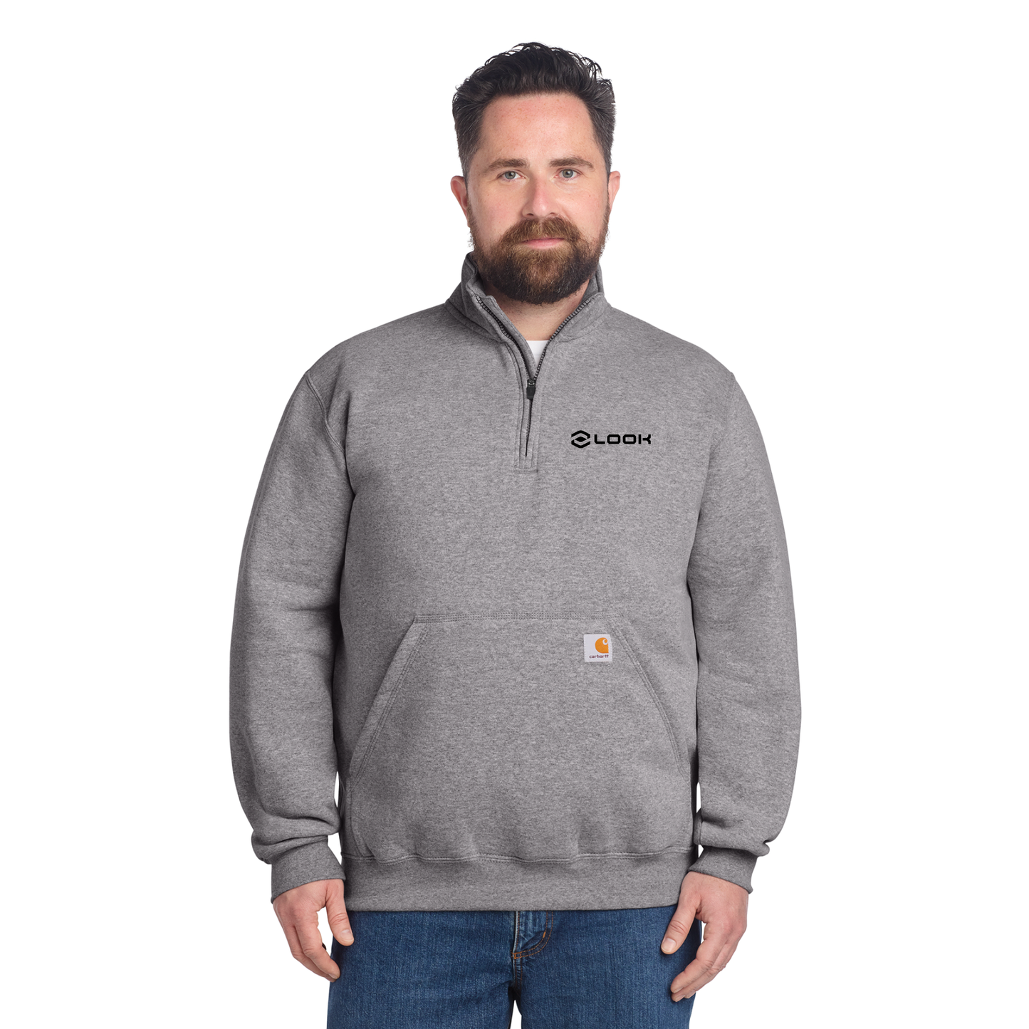 Carhartt® Midweight 1/4-Zip Mock Neck Sweatshirt - CT105294
