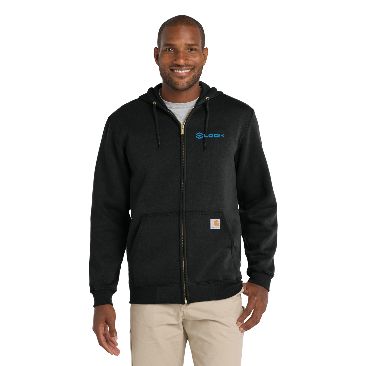 Carhartt® Midweight Hooded Zip-Front Sweatshirt - CTK122