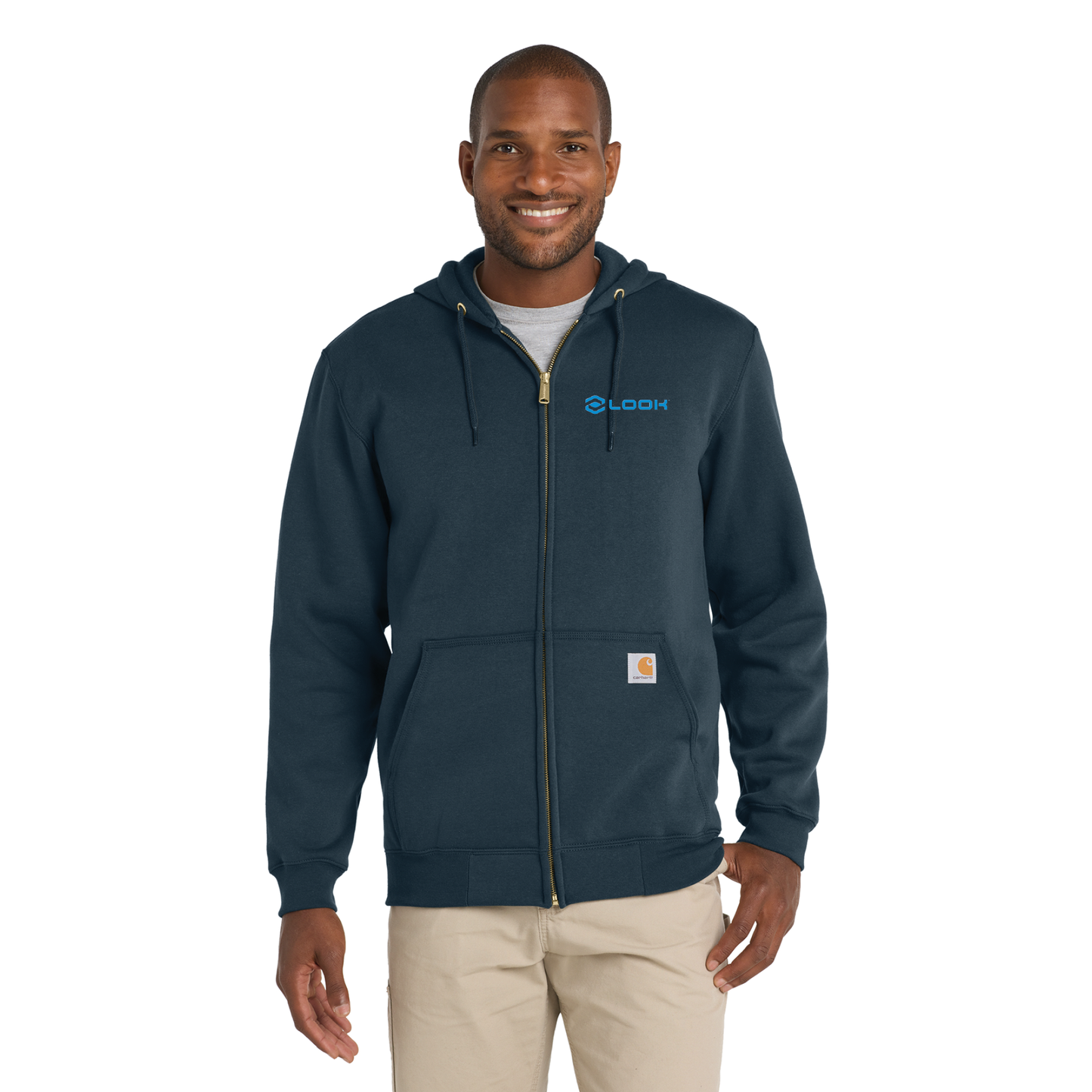 Carhartt® Midweight Hooded Zip-Front Sweatshirt - CTK122