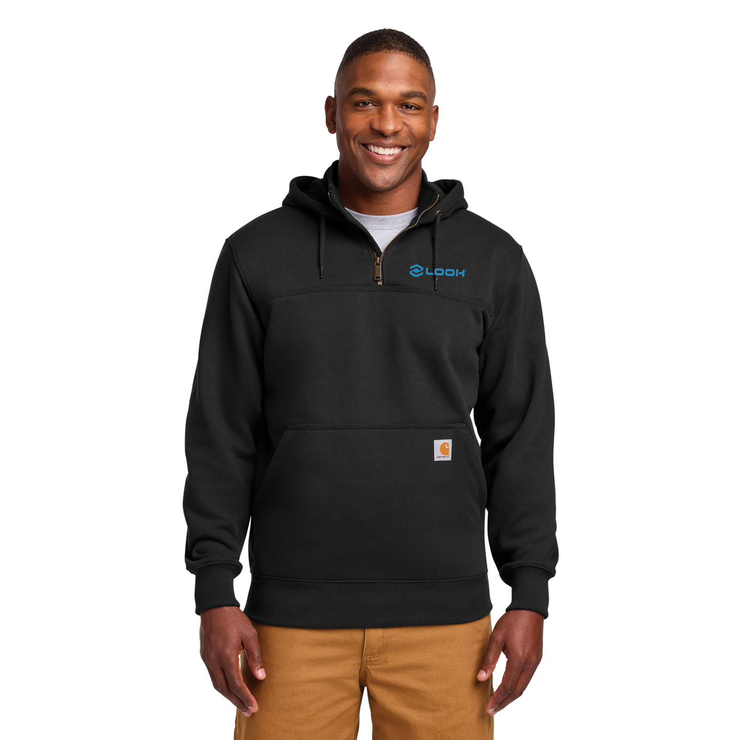 Carhartt® Rain Defender® Paxton Heavyweight Hooded Zip Mock Sweatshirt - CT100617