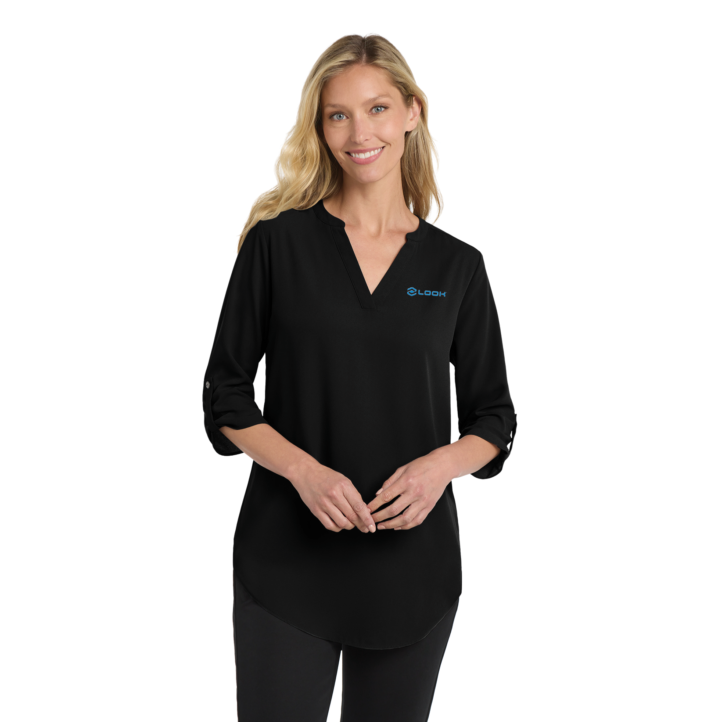 Port Authority® Ladies 3/4-Sleeve Tunic Blouse - LW701